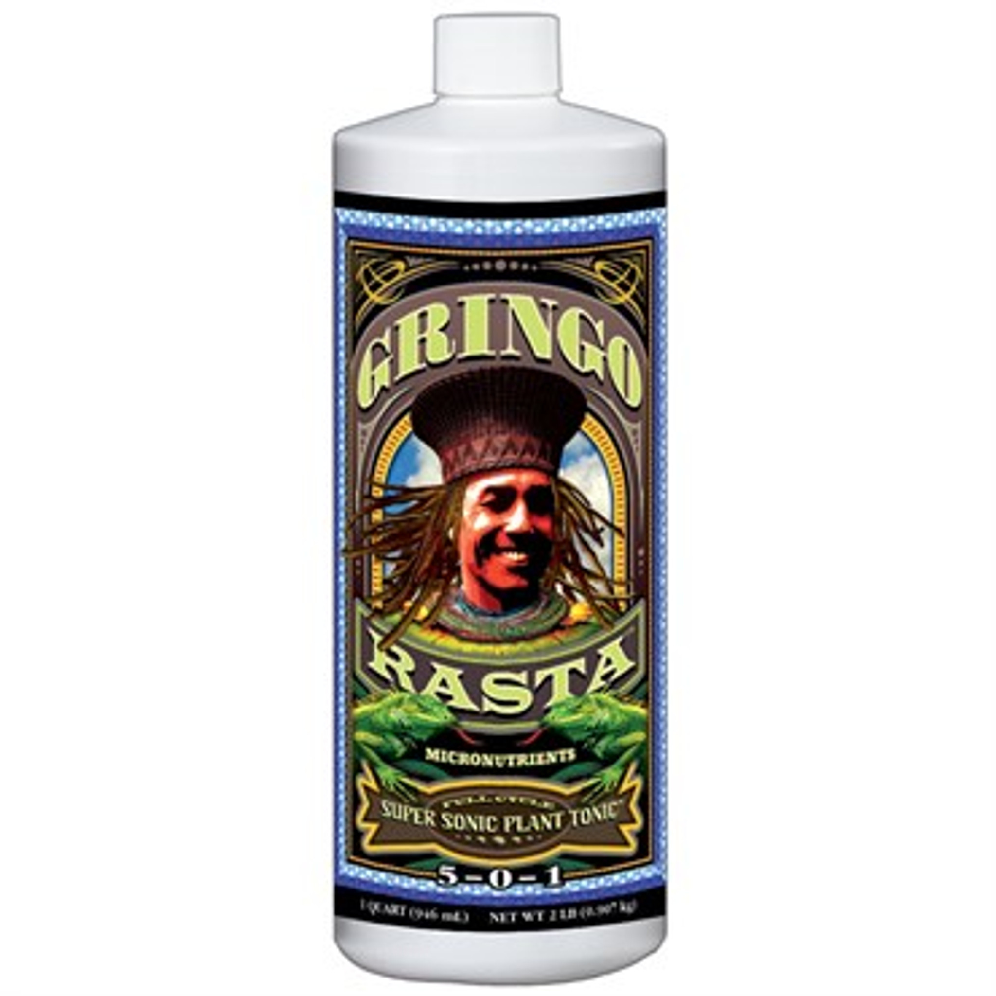 Foxfarm Gringo Rasta Super Sonic Plant Tonic Fertilizer 5-0-1
