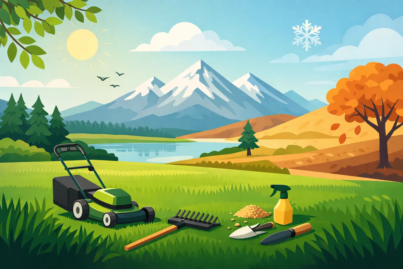Best Lawn Care Schedule for Central Oregon