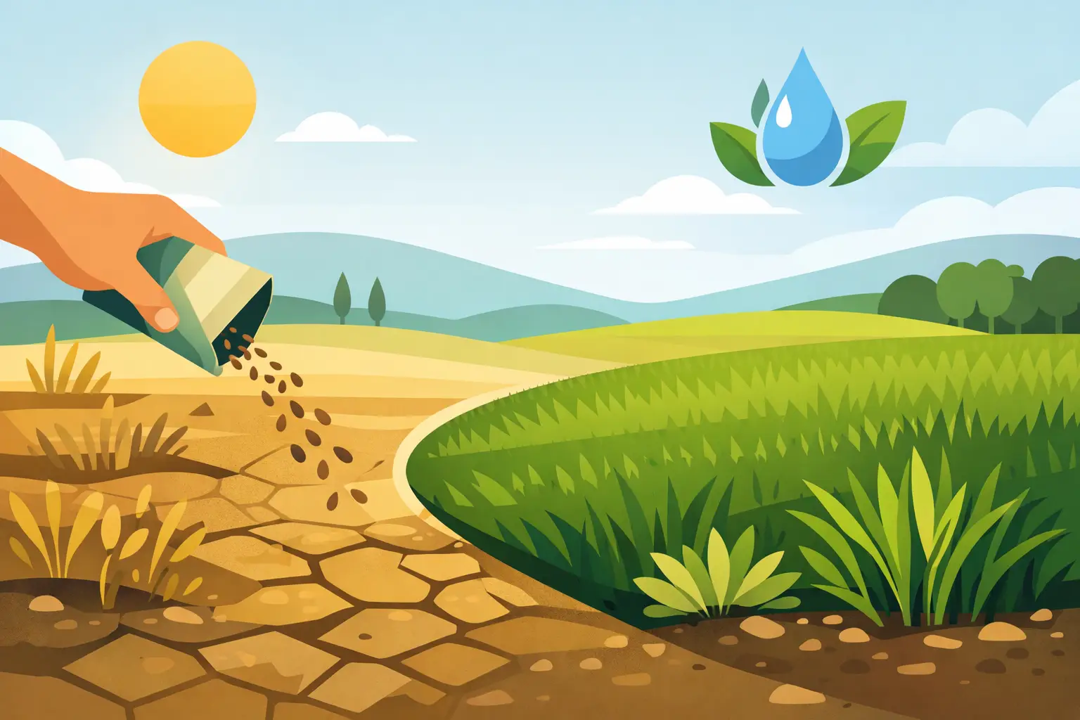 Choosing a Drought Tolerant Lawn Seed Blend