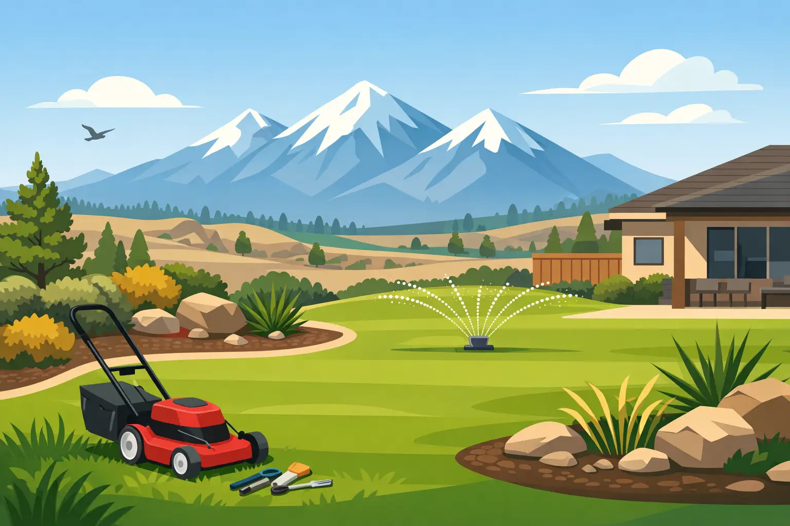 High Desert Lawn Care Guide for Central Oregon