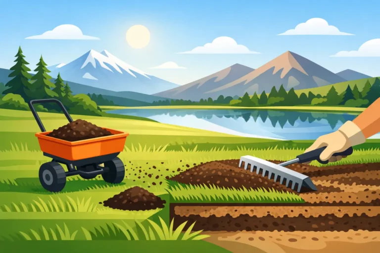 Lawn Topdressing Benefits for Central Oregon