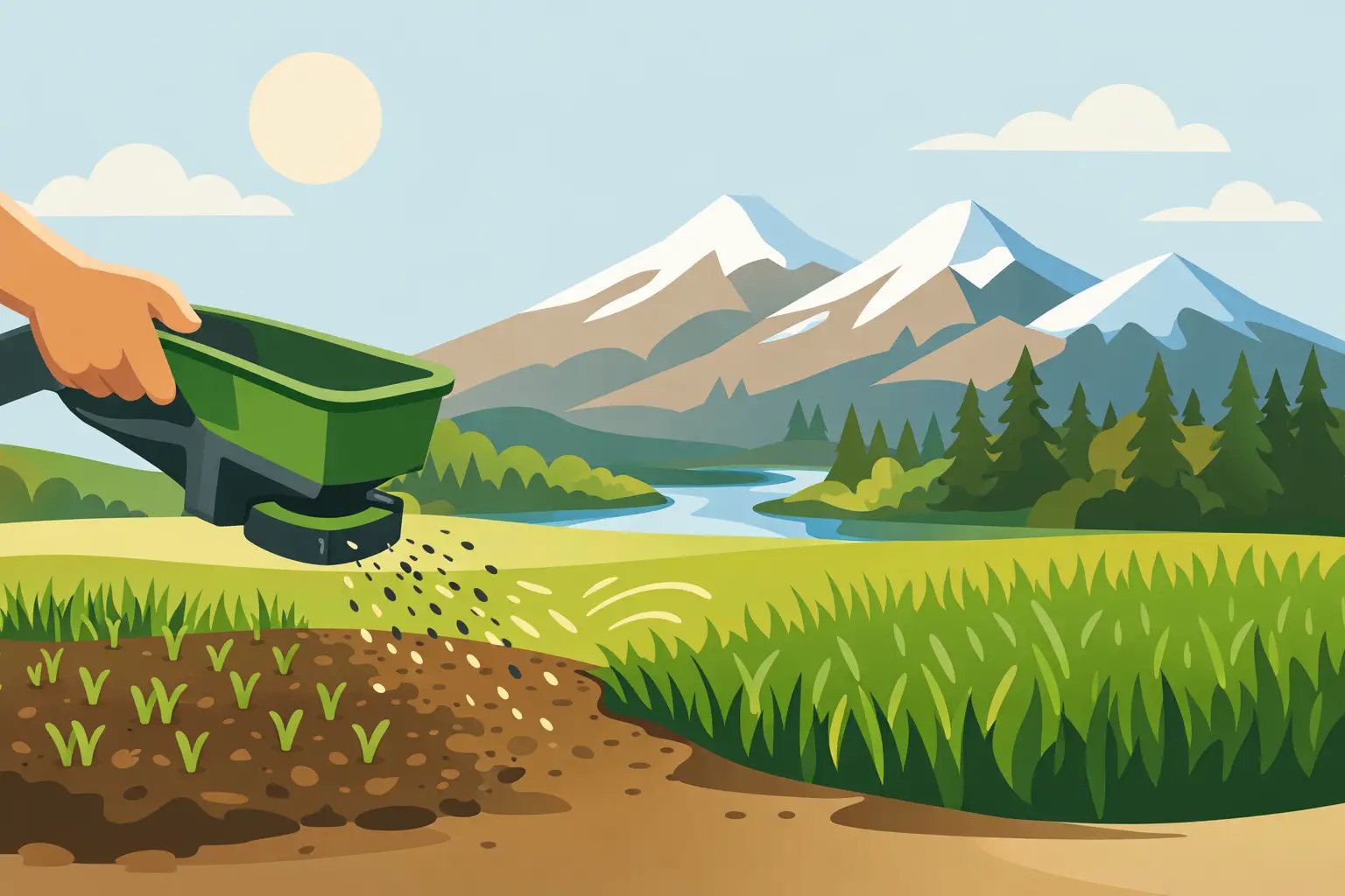 When to Overseed Lawns in Bend