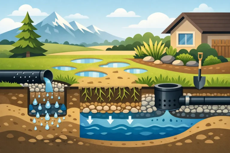 How to Improve Sandy Lawn Drainage in Bend
