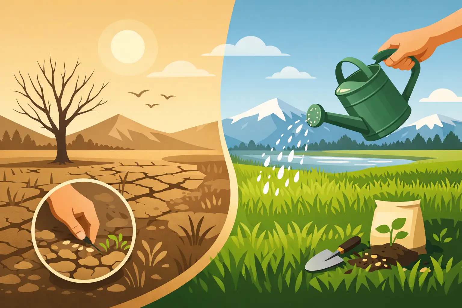 How to Repair Drought Stressed Grass in Bend