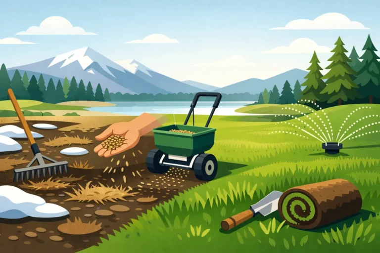 How to Repair Winter Lawn Damage in Bend