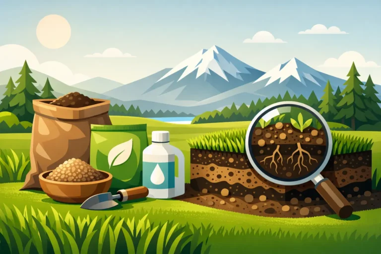 Best Lawn Soil Additives for Central Oregon