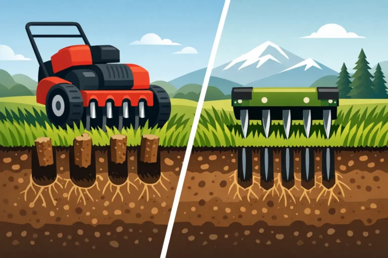 Core Aeration vs Spike Aeration for Bend Lawns