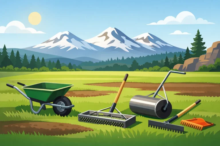 Essential Tools for Lawn Leveling in Central Oregon