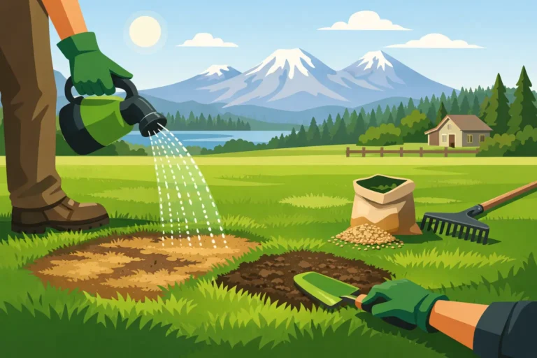 How to Fix Lawn Dry Spots in Central Oregon