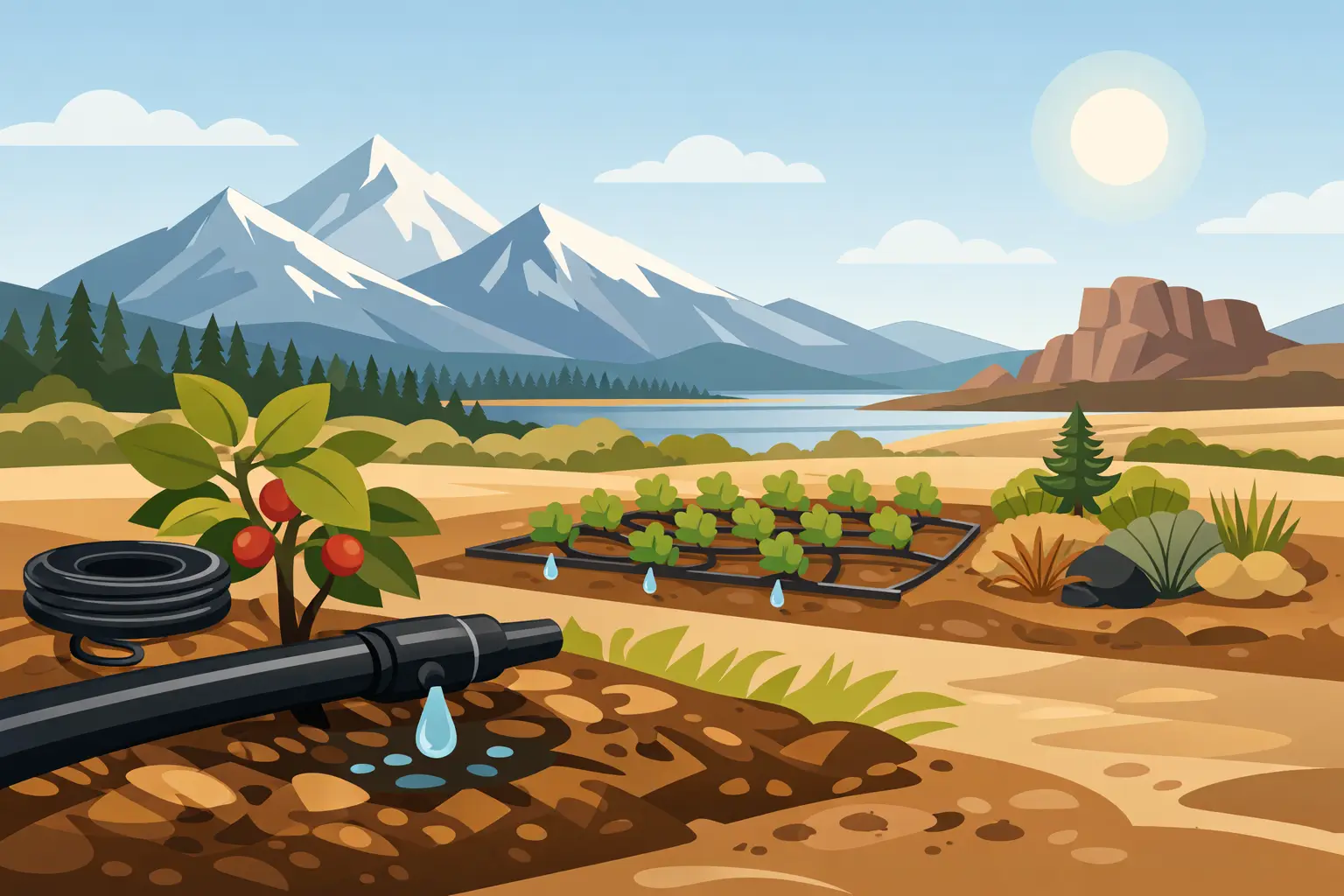 How to Install Drip Irrigation in Central Oregon