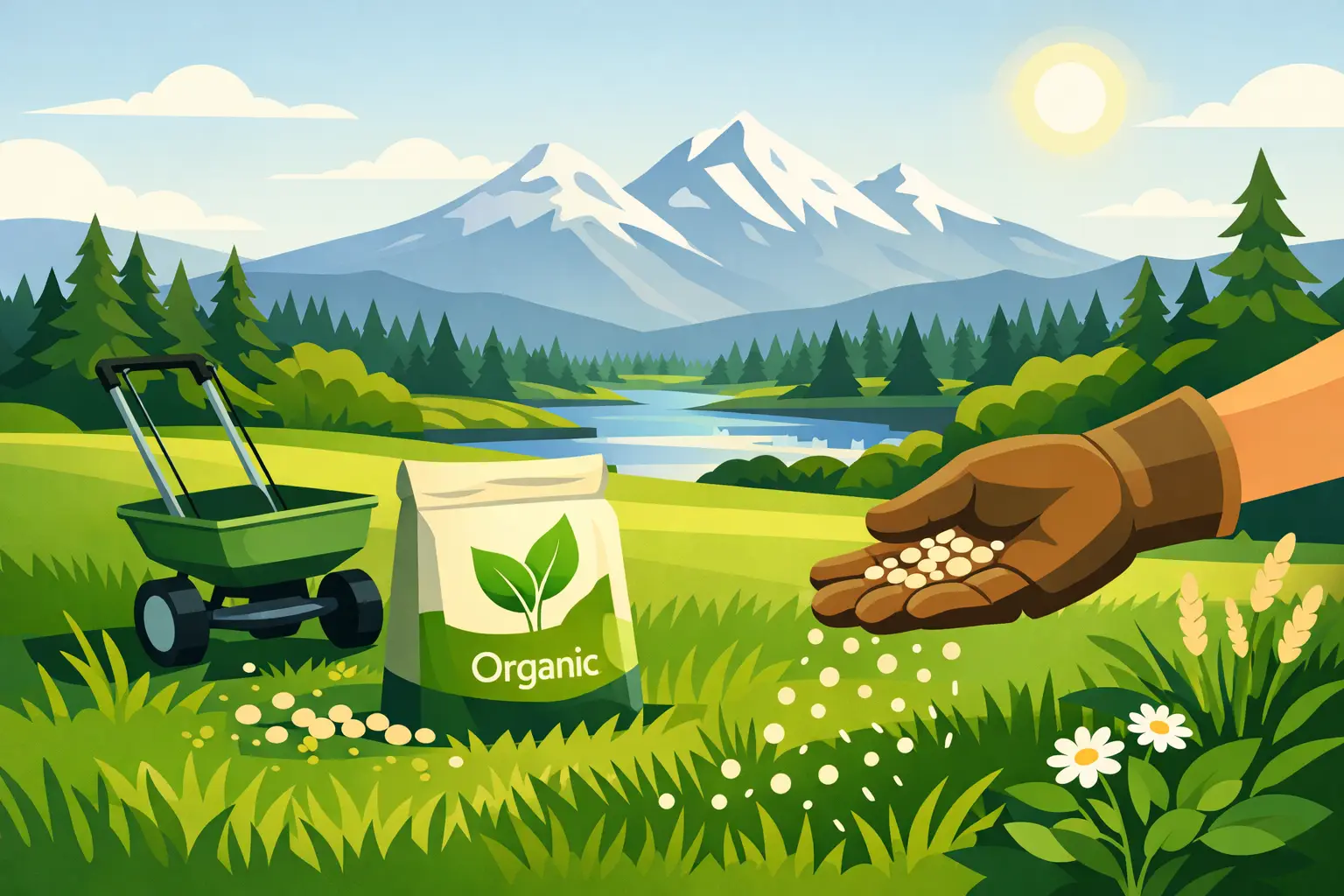 Organic Lawn Fertilizer Review for Bend Lawns