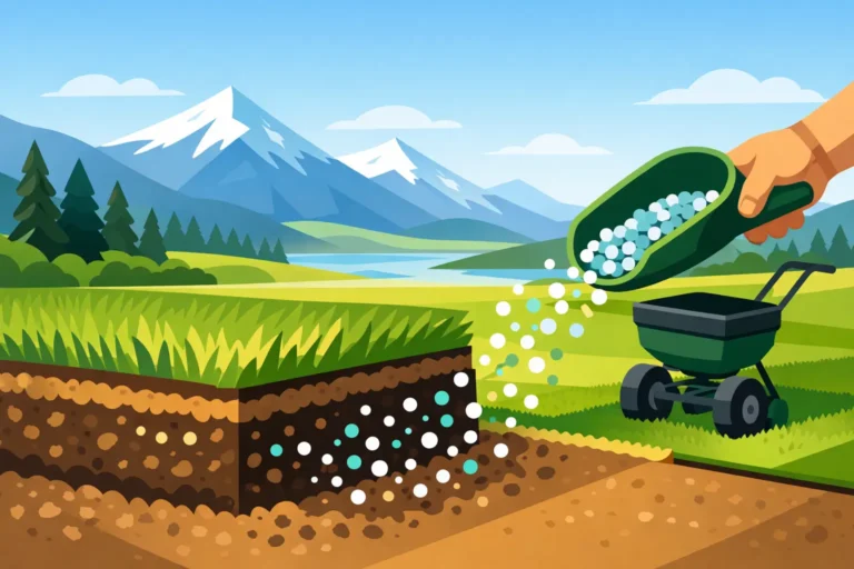 Starter Fertilizer for New Sod in Central Oregon
