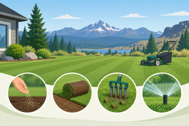Lawn Establishment Methods for Central Oregon