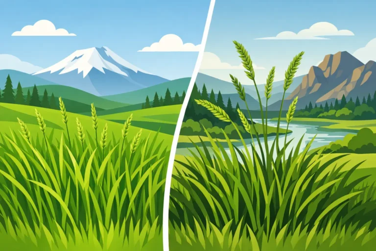 Perennial Ryegrass vs Tall Fescue in Bend