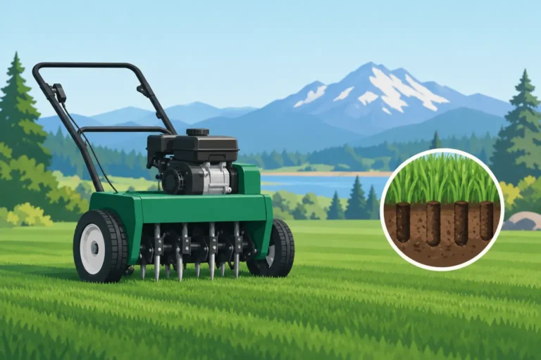 Aerator Rental Review for Central Oregon Lawns