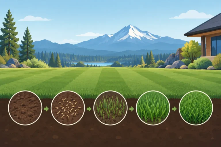 Lawn Establishment Timeline Guide for Central Oregon