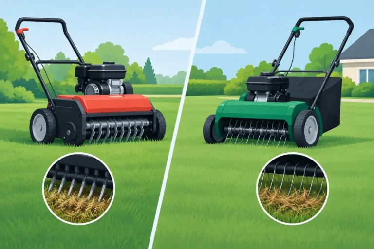 Power Rake Versus Dethatcher for Bend Lawns