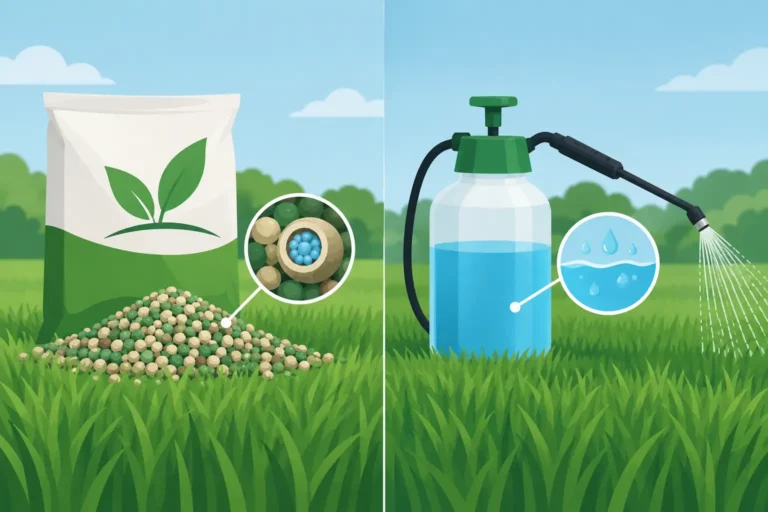 Slow Release vs Liquid Fertilizer for Lawns