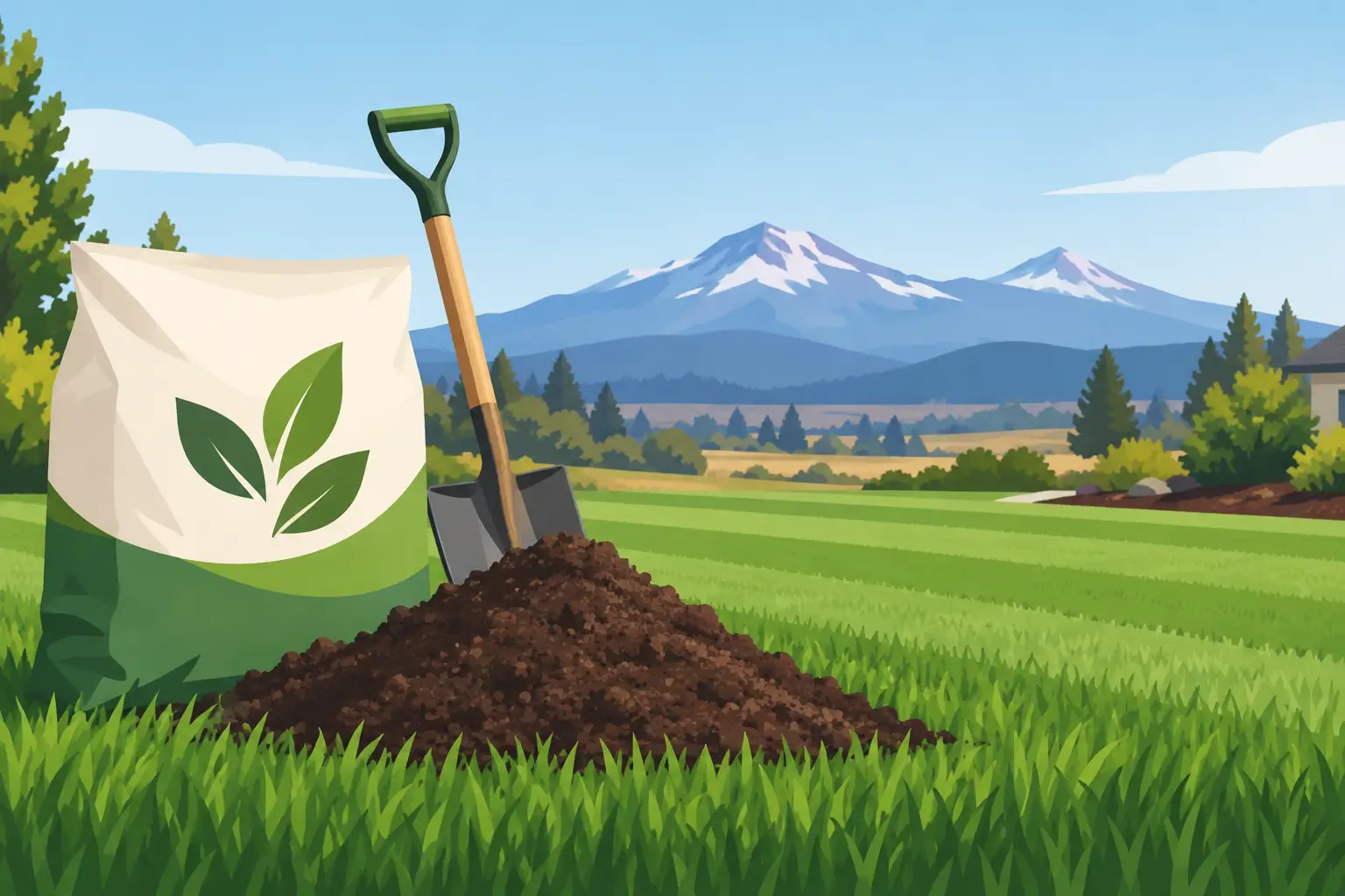 Soil Conditioner for Central Oregon Lawns