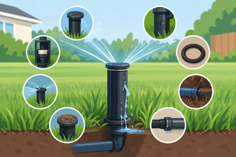 What Causes Lawn Sprinkler Leaks? 8 Local Clues